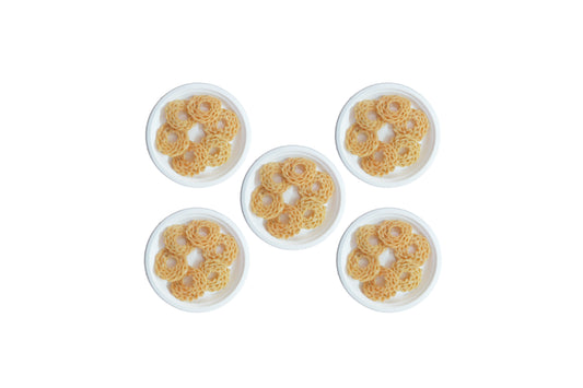 LUSKA Kanyakumari Kai Murukku Chakli Namkeen Snack | 1 kg (1000 grams) | Traditional South Indian Hand Twisted Murukku Snack | Very Crunchy Delicious | Zero Cholesterol