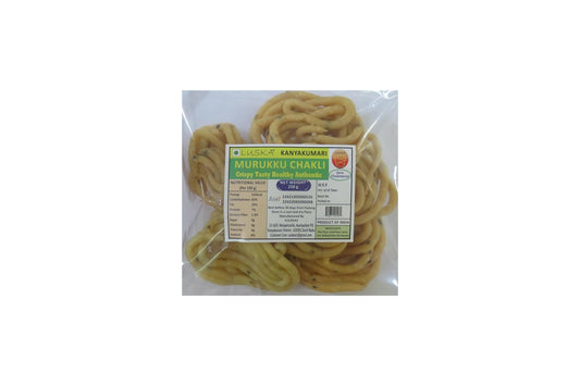 LUSKA Kanyakumari Murukku Chakli Namkeen Snack | 250 grams | South Indian Thenkuzhal Murukku Snack | Very Crunchy Delicious | Zero Cholesterol