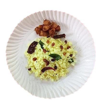 LUSKA 100% Biodegradable 10 inch Round White Paper Plates, for Parties and Family Events, Disposable Pack of 50 Plates