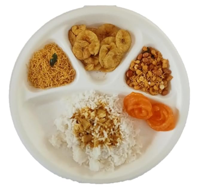 LUSKA Kanyakumari Hot Spicy Mixture Namkeen Snack | 1 kg (1000 grams) | Traditional South Indian Crispy Spicy Mixture Snack with Sev, Boondi, Peanuts | Zero Cholesterol