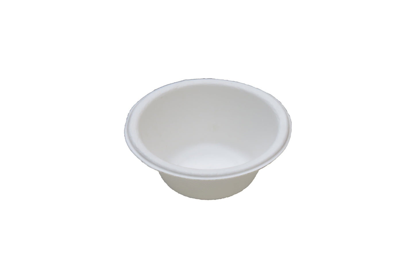 LUSKA Heavy-Duty Sugarcane Paper Bowl 180ml Round White (Pack of 50) | Disposable Paper Bowls | 100% Natural Biodegradable Eco-Friendly