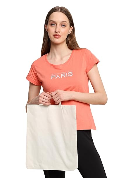 LUSKA (Pack of 5 Cotton Tote Grocery Shopping Bags for Groceries Fruits & Vegetables | With Handles | Hold 6 kgs | 13 Inch x 15 inch | White Hand-made Reusable Washable Eco Friendly Biodegradable Jhola bag