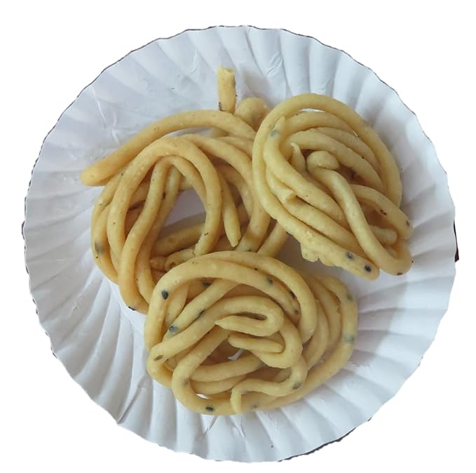 LUSKA Kanyakumari Murukku Chakli Namkeen Snack | 250 grams | South Indian Thenkuzhal Murukku Snack | Very Crunchy Delicious | Zero Cholesterol