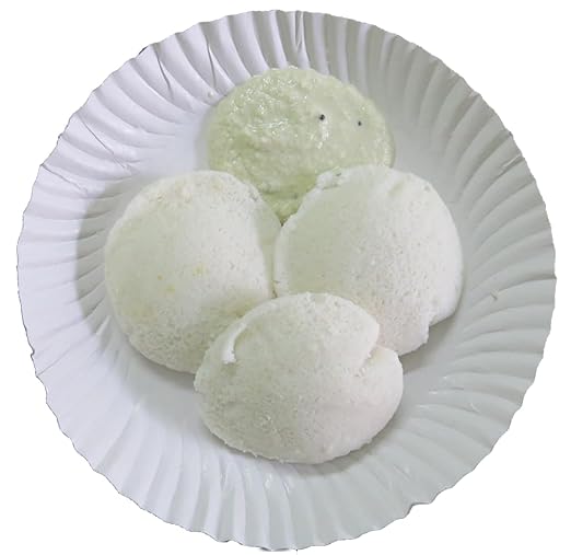 LUSKA 100% Biodegradable 8 inch Round White Paper Plates, for Parties and Family Events, Disposable Pack of 50 Plates