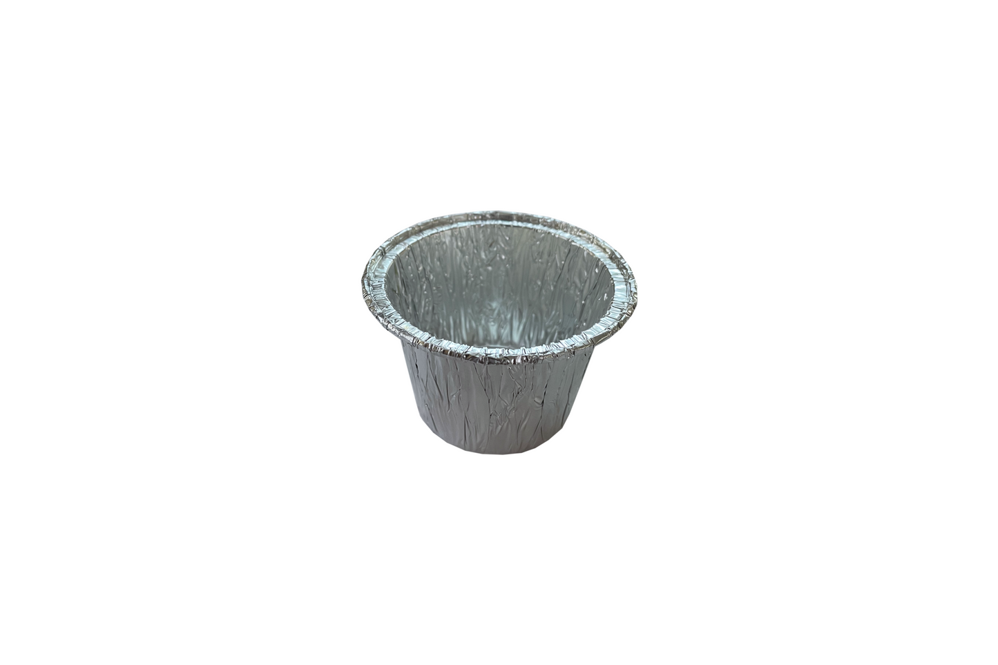 LUSKA Aluminium Foil 90 ml Cups for Baking and Serving Hot and Cold Snacks & Drinks, Disposable (Pack of 50)