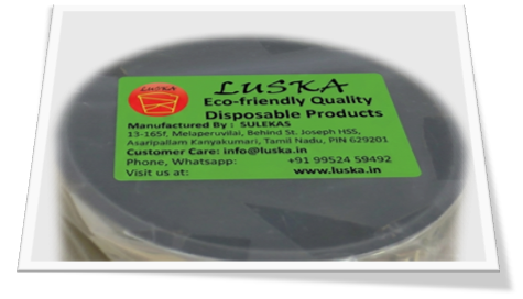 LUSKA Round Reusable Plastic Containers with Lid, 120ml (Pack of 25) for Food Storage, Food Delivery, Kitchen and Houshold use | Microwave Safe, Microwave Safe, Fridge & Freezer Safe