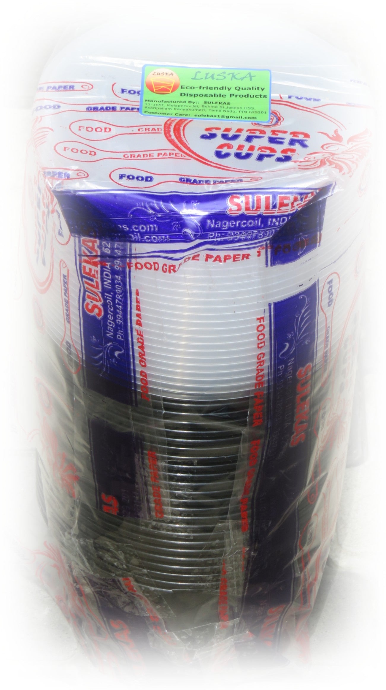 LUSKA Round Reusable Plastic Containers with Lid, 1000ml (Pack of 25) for Food Storage, Food Delivery, Kitchen and Household use | Microwave Safe, Fridge & Freezer Safe