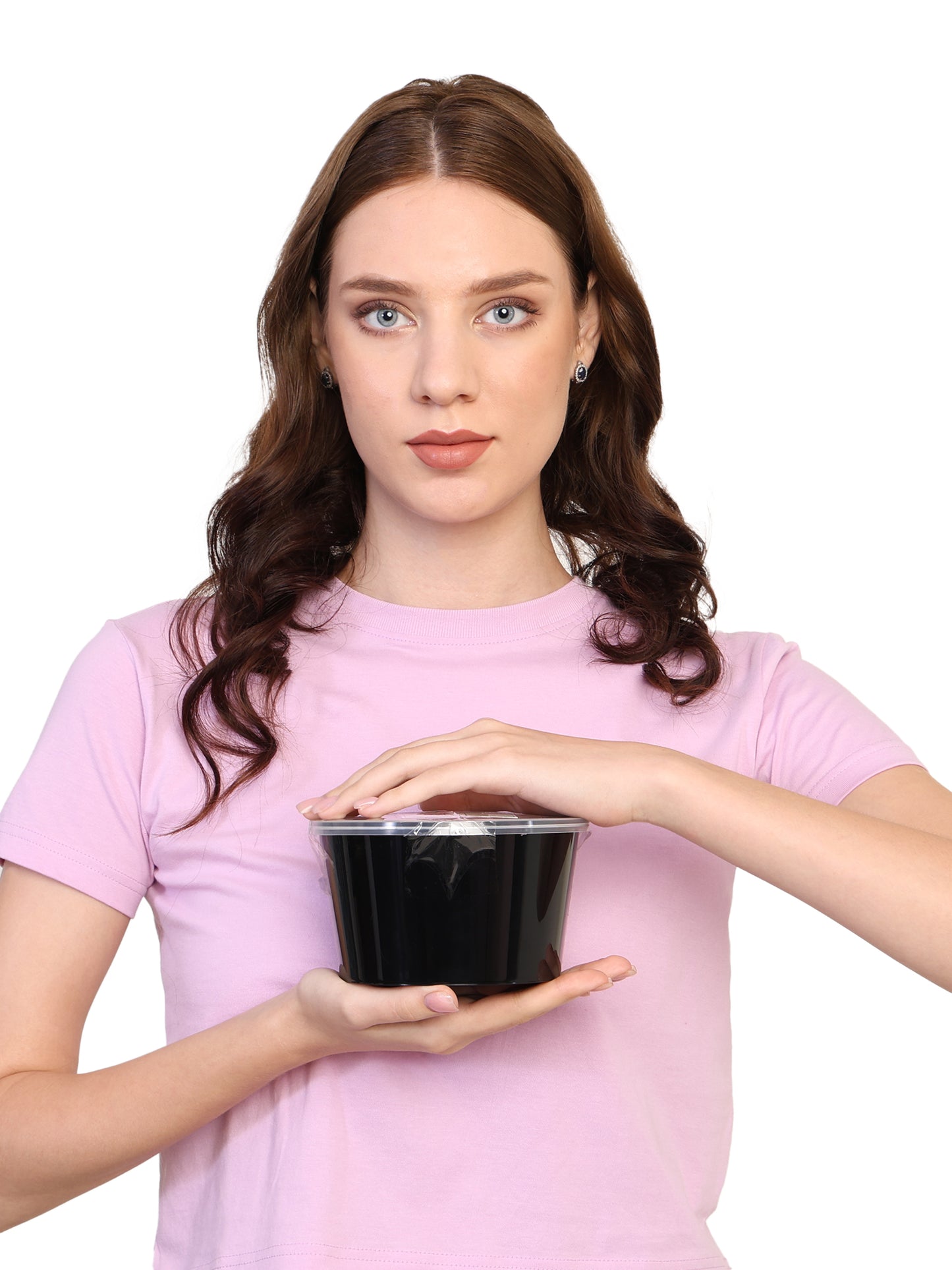 LUSKA Round Food Delivery Containers with Lid, 750ml (Pack of 25) | Reusable Plastic Containers for Food Delivery, Food Storage, Kitchen and Household use | Microwave Safe, Fridge & Freezer Safe